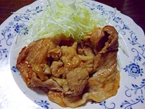 豚のしょうが焼き